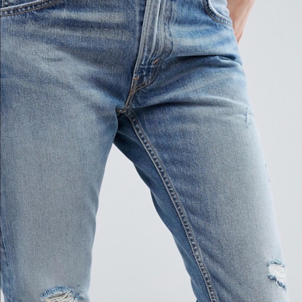 NWT Womens Levi’s 505c cropped jeans - Picture 4 of 8